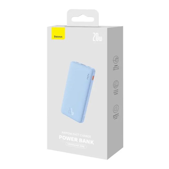Baseus Airpow powerbank 10000mAh 20W - kék