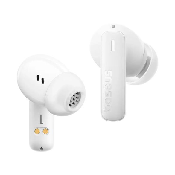 Baseus E19 TWS Bluetooth vezeték nélküli fülhallgató - fehér