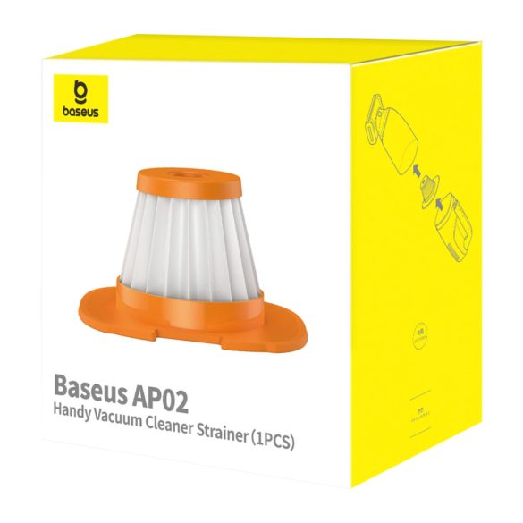 Baseus AP02 porszívó szűrő 6000 Pa - narancs