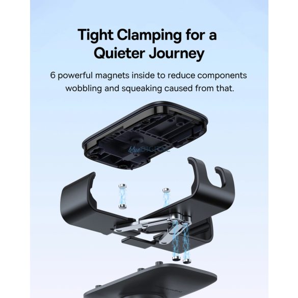 Baseus Metal Age 3 autós tartó szellőzőrácsra - fekete