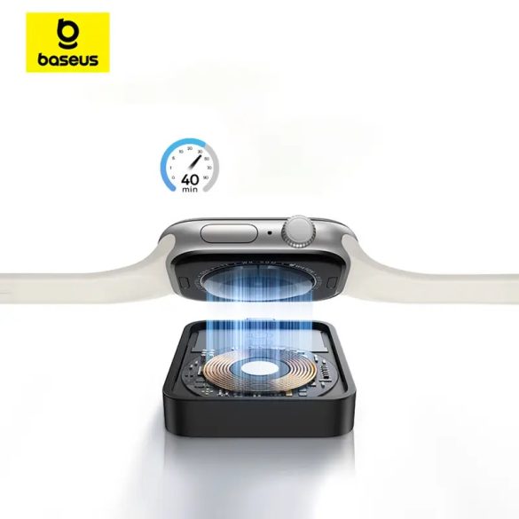 Baseus MagPro induktív Apple Watch töltő 2.5W - fekete