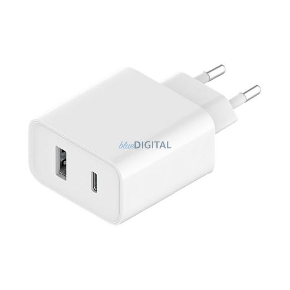 Xiaomi Mi fali töltő USB / USB-C 33W EU fehér (BHR4996GL)