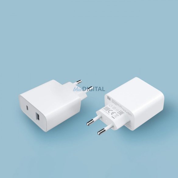 Xiaomi Mi fali töltő USB / USB-C 33W EU fehér (BHR4996GL)