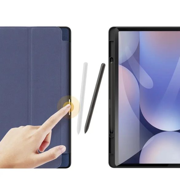 Dux Ducis Domo könyvtok Samsung Galaxy Tab S9 Plus/S9 FE Plus/S10 Plus 12.4" - kék
