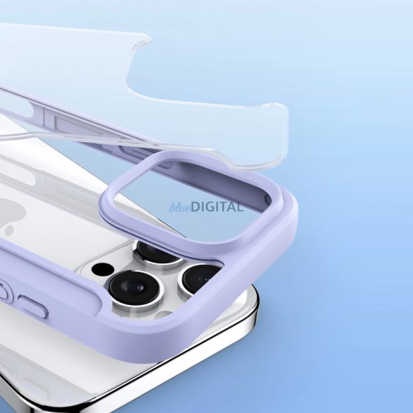 Dux Ducis Skin X Pro MagSafe könyvtok iPhone 16 Pro - lila