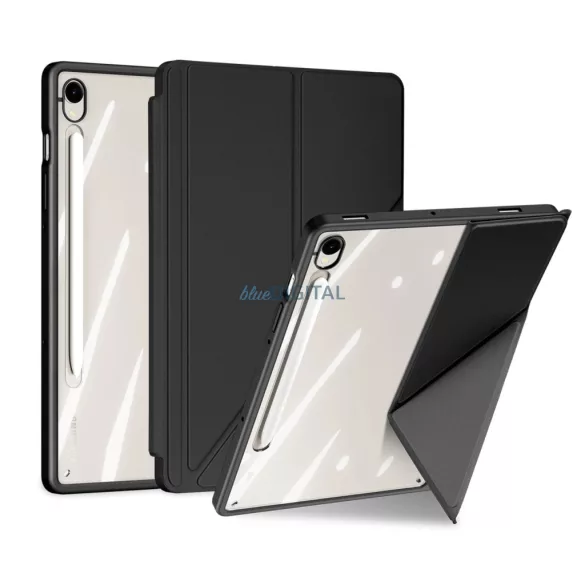 Dux Ducis Magi könyvtok Samsung Galaxy Tab S9/S9 FE/S10 FE 10.9" - fekete