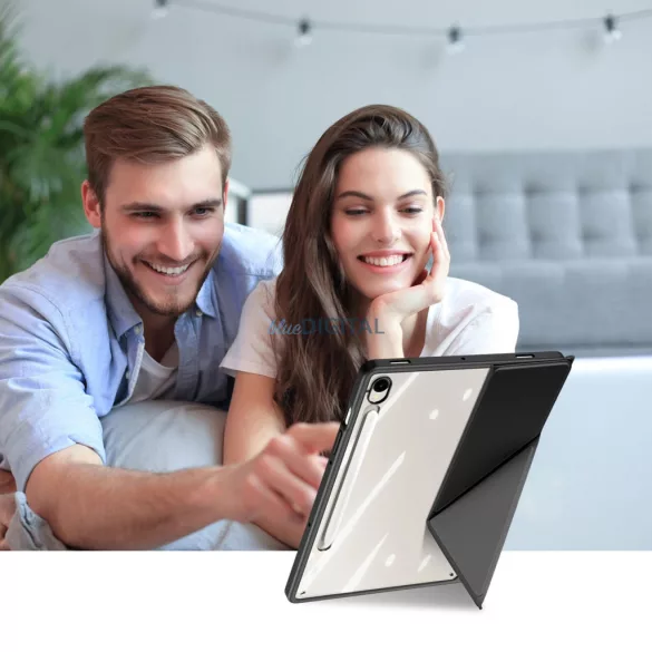 Dux Ducis Magi könyvtok Samsung Galaxy Tab S9/S9 FE/S10 FE 10.9" - fekete