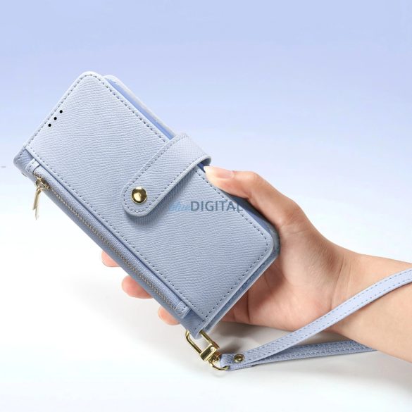 Dux Ducis Lawa MagSafe-kompatibilis könyvtok iPhone 16 Pro - kék
