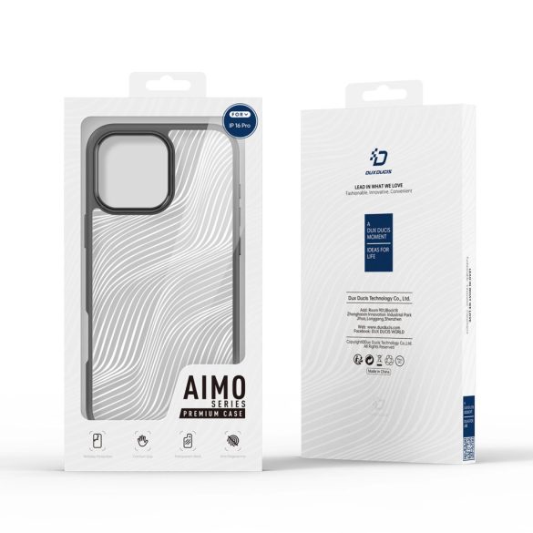 Dux Ducis Aimo tok iPhone 16 Pro - fekete