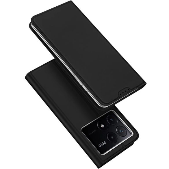 Dux Ducis Skin Pro könyvtok kártyatartóval Xiaomi Poco X6 Pro 5G / Redmi K70E - fekete