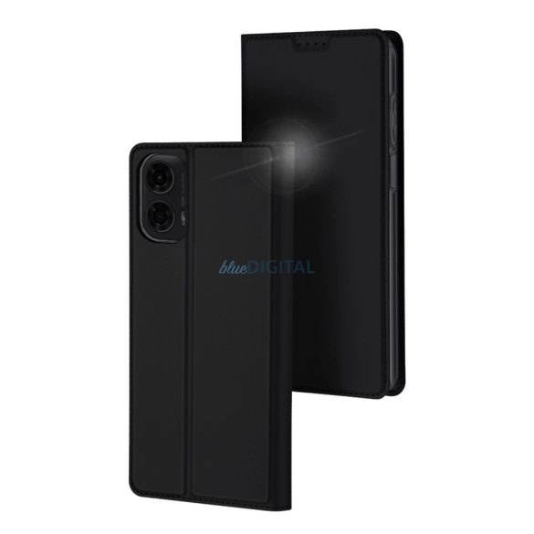 Dux Ducis Skin Pro könyvtok kártyatartóval Motorola Moto G04/G04s/G24/G24 Power - fekete