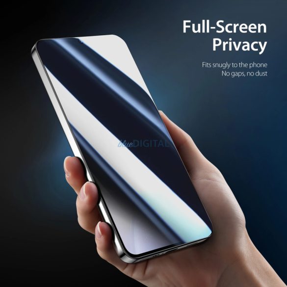 Dux Ducis betekintésvédett edzett üveg Samsung Galaxy S24 - fekete szegéllyel 
