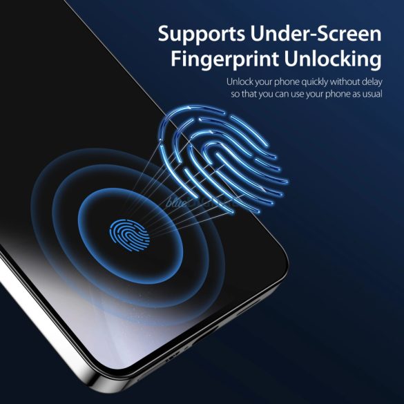 Dux Ducis betekintésvédett edzett üveg Samsung Galaxy S24 - fekete szegéllyel