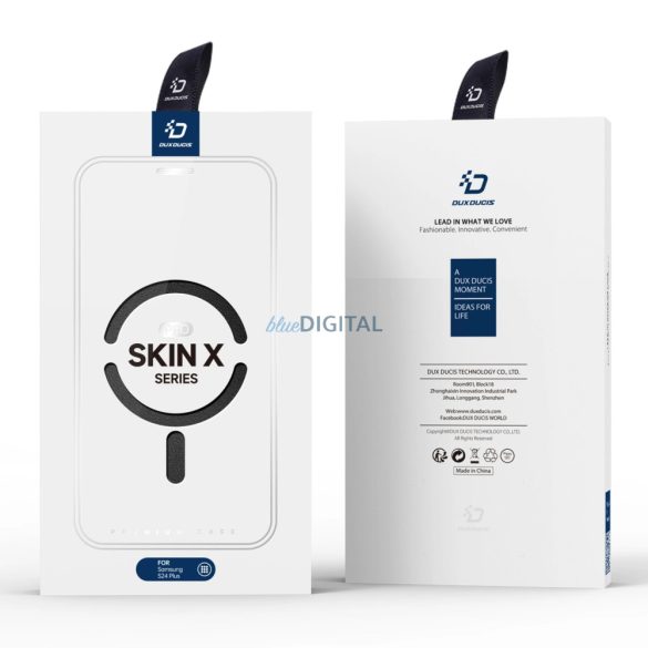 Dux Ducis Skin X Pro tok mágneses gyűrű / állvány Samsung S24 - fekete