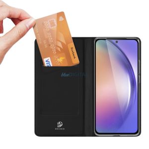 Dux Ducis Skin Pro könyvtok kártyatartóval Samsung Galaxy A55 5G - fekete