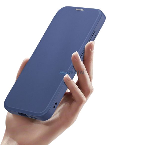 Dux Ducis Skin X Pro tok Samsung S24 mágneses gyűrű és patent - kék
