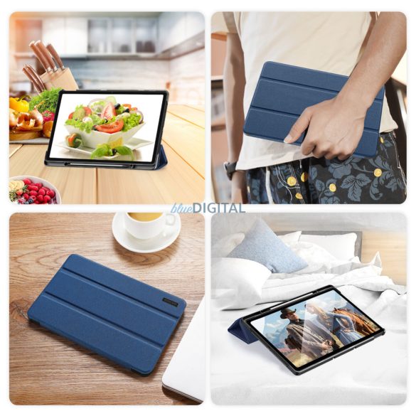 Dux Ducis Domo Smart Sleep Case Lenovo Tab P12 12.7'' táblagép - kék tok