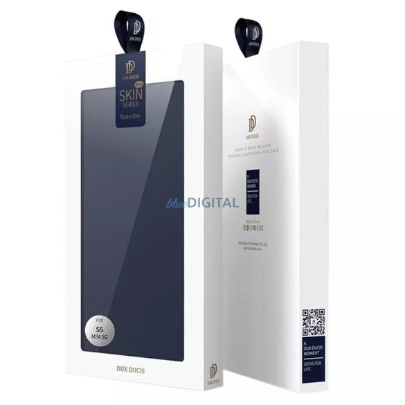 Dux Ducis Skin Pro eco-bőr tok Samsung M34 5G - kék