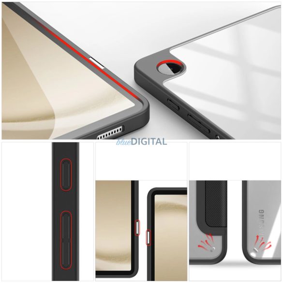 Dux Ducis Toby tok Flip stand Samsung Galaxy Tab A9 8.7" - fekete