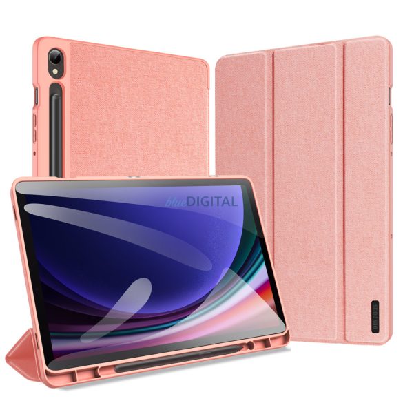 Dux Ducis Domo Samsung Galaxy Tab S9 FE tok állvány - rózsaszín