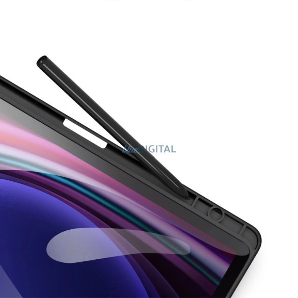Dux Ducis Toby tok Flip állvány Samsung Galaxy Tab S9 FE - fekete