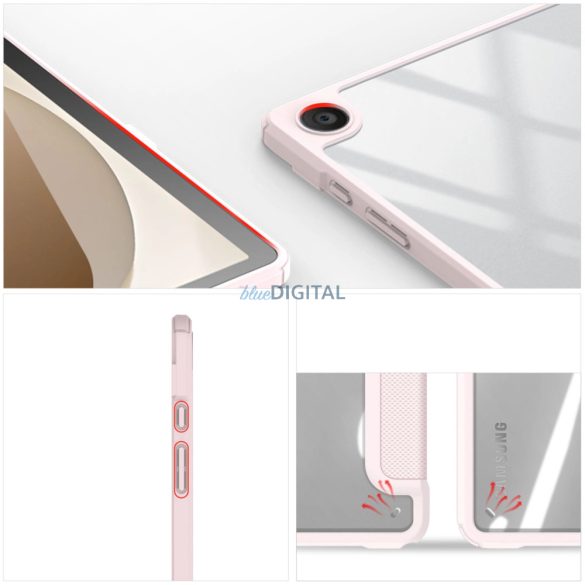 Dux Ducis Toby tok Flip állvány Samsung Galaxy Tab A9+ - rózsaszín