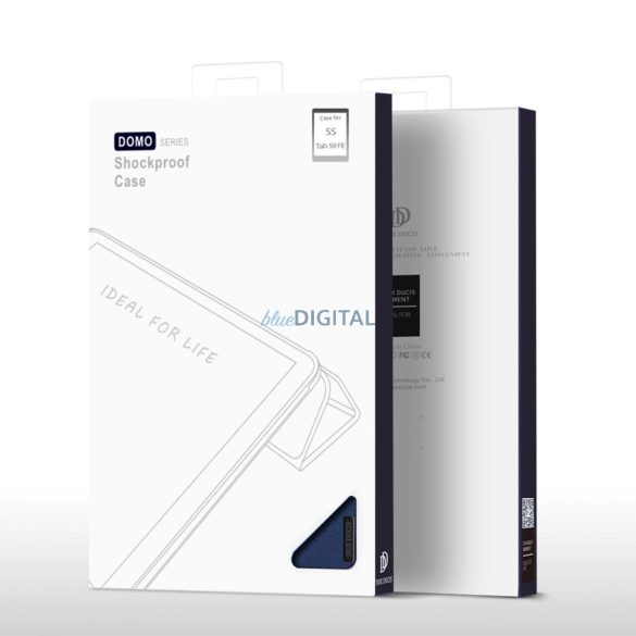 Dux Ducis Domo öko-bőr tok SAMSUNG Tab S9 FE+ - kék
