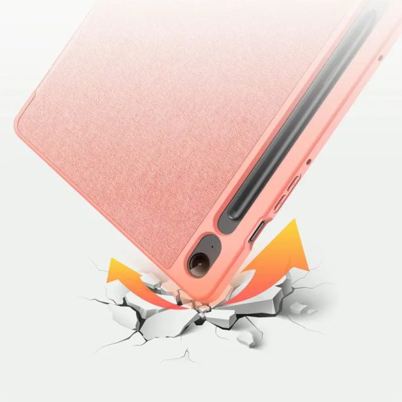 Dux Ducis Domo öko-bőr tok SAMSUNG Tab S9 FE+ - rózsaszín