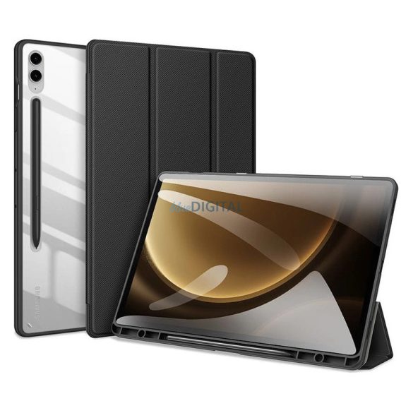 Dux Ducis Toby tok Flip állvány Samsung Galaxy Tab S9 FE Plus - fekete