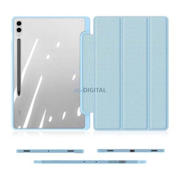 Dux Ducis Toby tok Flip állvány Samsung Galaxy Tab S9 FE Plus - kék