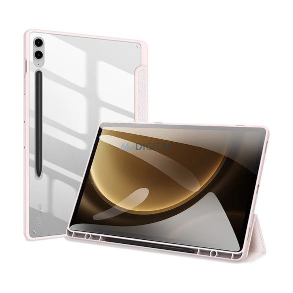 Dux Ducis Toby tok Flip állvány Samsung Galaxy Tab S9 FE Plus - rózsaszín
