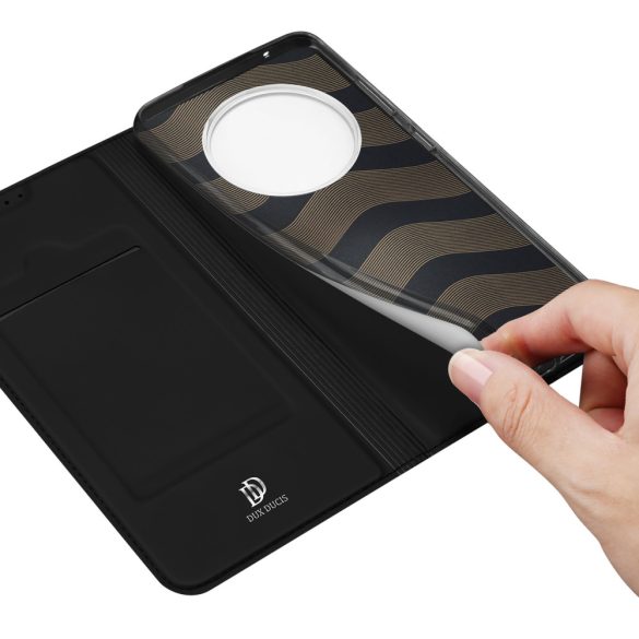 Dux Ducis Skin Pro Case Realme 11 Flip Card Wallet Stand Black tok