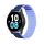Univerzális mágneses Samsung Galaxy Watch 3 45mm / S3 / Huawei Watch Ultimate / GT3 SE 46mm Dux Ducis szíj (22mm LD verzió) - Kék tok