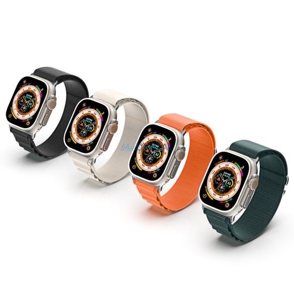 Dux Ducis (GS Version) sportos csereszíj Apple Watch 9/8/7/6/SE/5/4/3/2/1 (41, 40, 38 mm) fekete