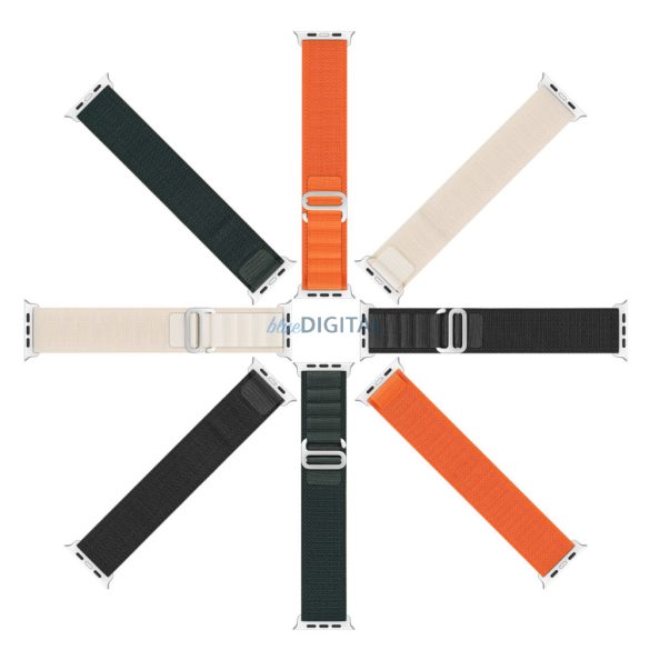 Dux Ducis (GS Version) sportos csereszíj Apple Watch 9 / 8 / 7 / 6 / SE / 5 / 4 / 3 / 2 / 1 (41, 40, 38 mm) fehér