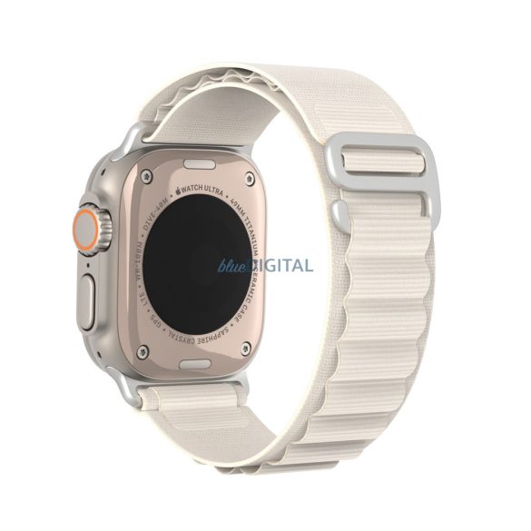 Dux Ducis (GS Version) sportos csereszíj Apple Watch 9 / 8 / 7 / 6 / SE / 5 / 4 / 3 / 2 / 1 (41, 40, 38 mm) fehér