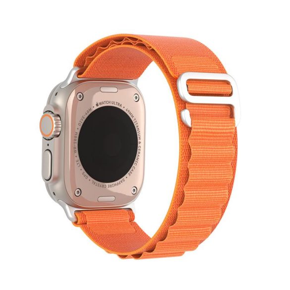 Dux Ducis (GS Version) sportos csereszíj Apple Watch Ultra / 9 / 8 / 7 / 6 / SE / 5 / 4 / 3 / 2 / 1 (42, 44, 45, 49 mm) narancssárga