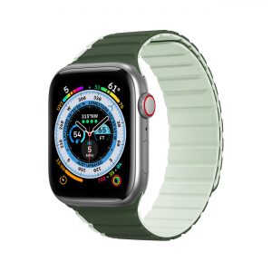 Dux Ducis (LD Version) csereszíj Apple Watch SE, 9, 8, 7, 6, 5, 4, 3, 2, 1 (41, 40, 38 mm) - zöld