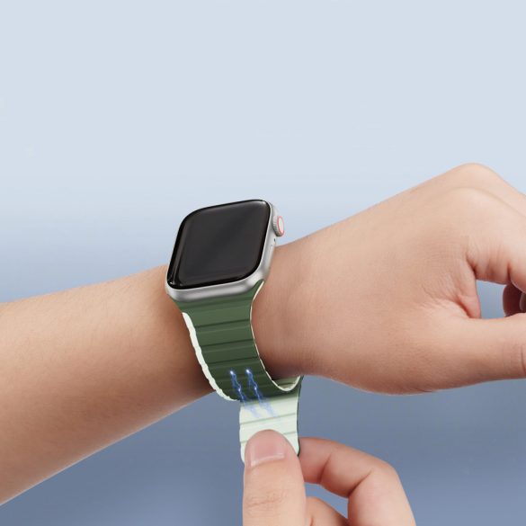 Dux Ducis (LD Version) csereszíj Apple Watch Ultra, SE, 9, 8, 7, 6, 5, 4, 3, 2, 1 (49, 45, 44, 42 mm) - zöld