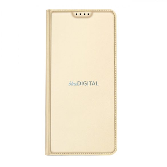 Dux Ducis Skin Pro Case for Samsung Galaxy A14 5G flipes tok pénztárcával és állvánnyal arany