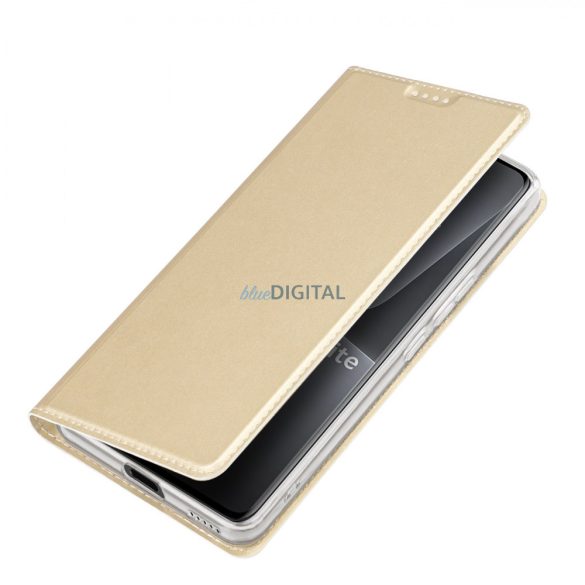 Dux Ducis Skin Pro Case for Xiaomi 13 Lite flipes tok pénztárcával és állvánnyal arany