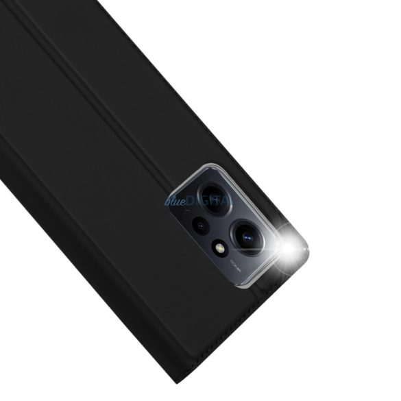 Dux Ducis Skin Pro Case for Xiaomi Redmi Note 12 flipes tok pénztárcával és állvánnyal Black