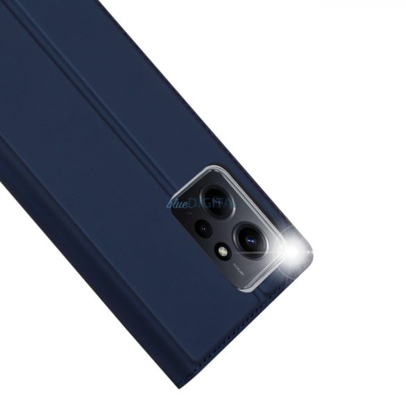 Dux Ducis Skin Pro Case for Xiaomi Redmi Note 12 flipes tok pénztárcával és állvánnyal Kék