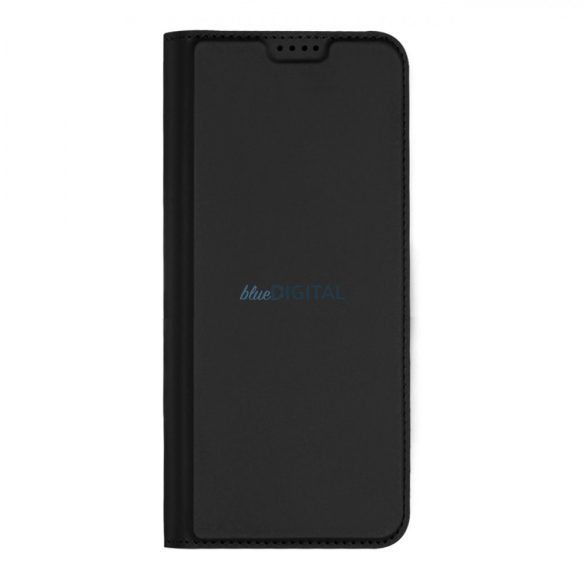 Dux Ducis Skin Pro tok Xiaomi Redmi Note 12 Pro+ flipes tok pénztárcával és állvánnyal fekete