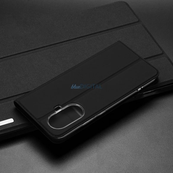 Dux Ducis Skin Pro tok Samsung Galaxy A54 5G flip tok kártya pénztárca állvány fekete