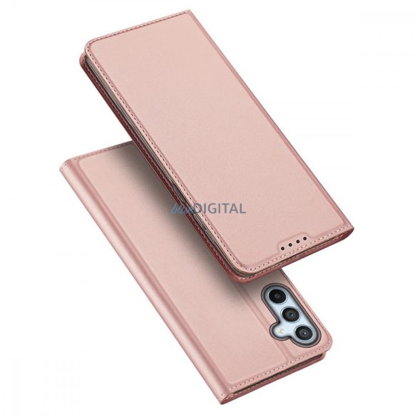 Dux Ducis Skin Pro Case Samsung Galaxy A54 5G Flip kártya pénztárca Stand Pink
