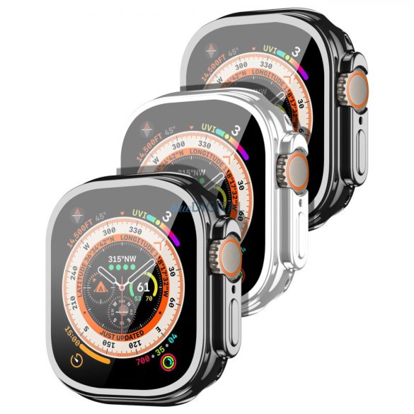 Dux Ducis Apple Watch Ultra tok egyedül 49 mm-es Rugalmasokosóra tok ezüst