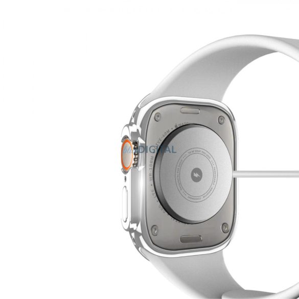 Dux Ducis Apple Watch Ultra tok egyedül 49 mm-es Rugalmasokosóra tok ezüst