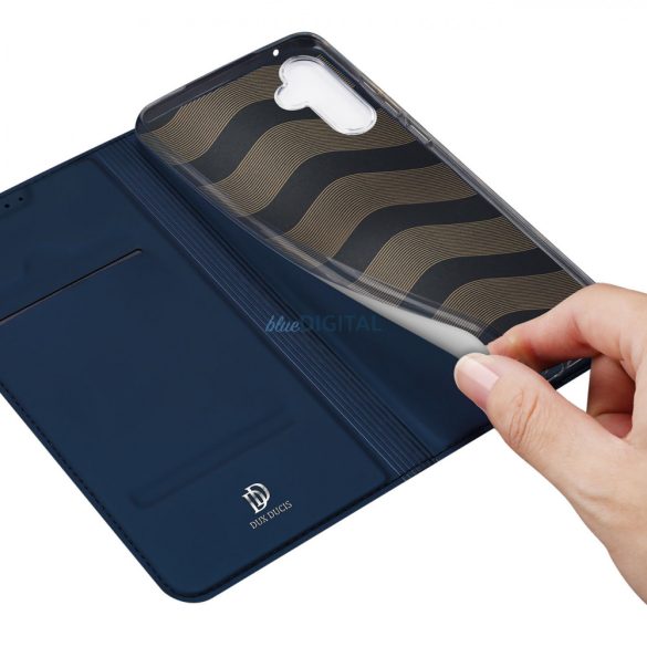 Dux Ducis Skin Pro tok Samsung Galaxy A34 5G flip cover kártya pénztárca állvány kék