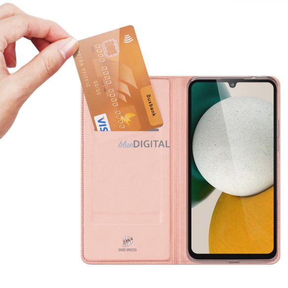 Dux Ducis Skin Pro Case Samsung Galaxy A34 5G Flip kártya pénztárca Stand Pink